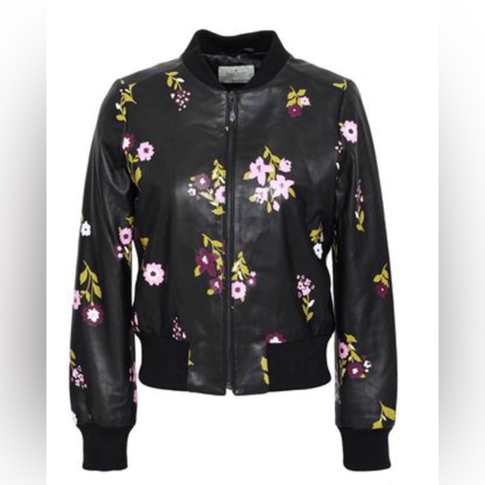 NWOT Kate Spade Leather Jacket - Picture 4 of 15